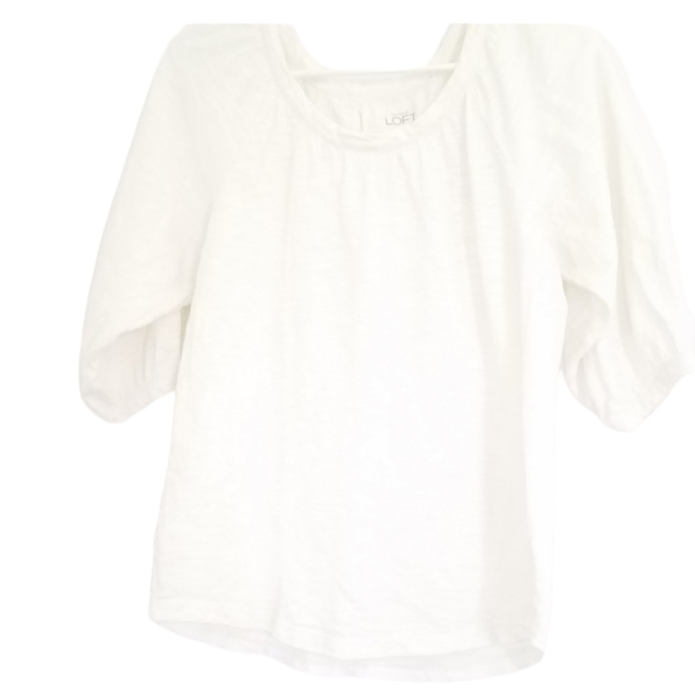 LOFT Womens size xs petites cream long sleeve